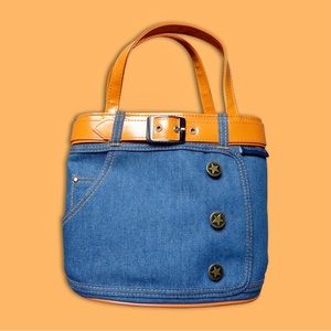 Girlz IQ Y2K Denim Handbag